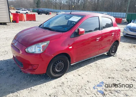 2014 Mitsubishi Mirage De z USA, uszkodzony, nr VIN ML32A3HJ4EH025337